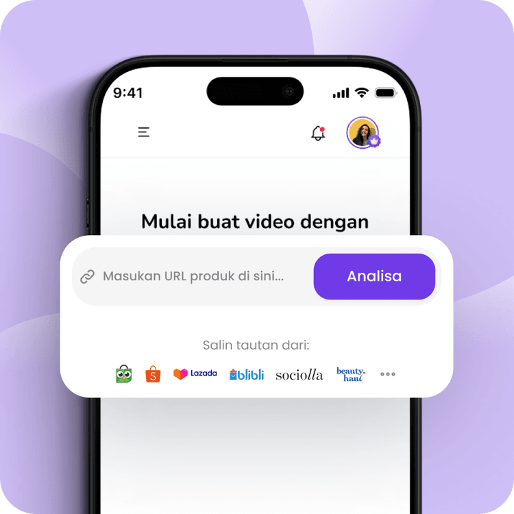 Masukkan URL Product